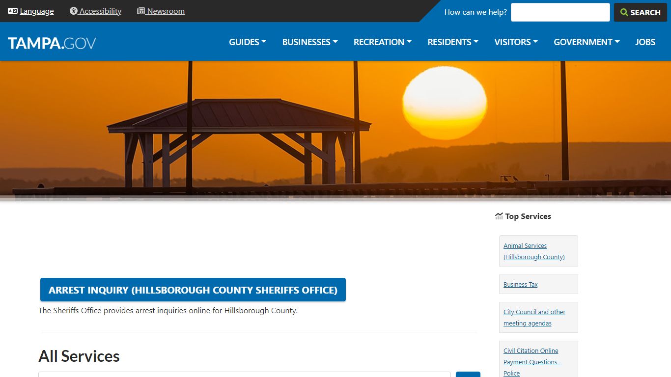 Arrest Inquiry (Hillsborough County Sheriffs Office)